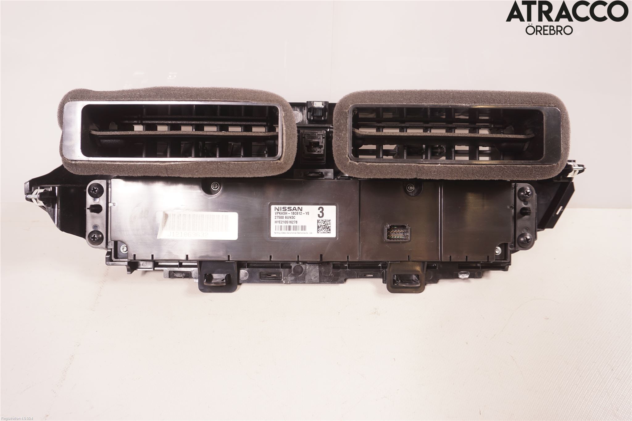 Nissan QASHQAI 21- Varme Ac Betjening-Display