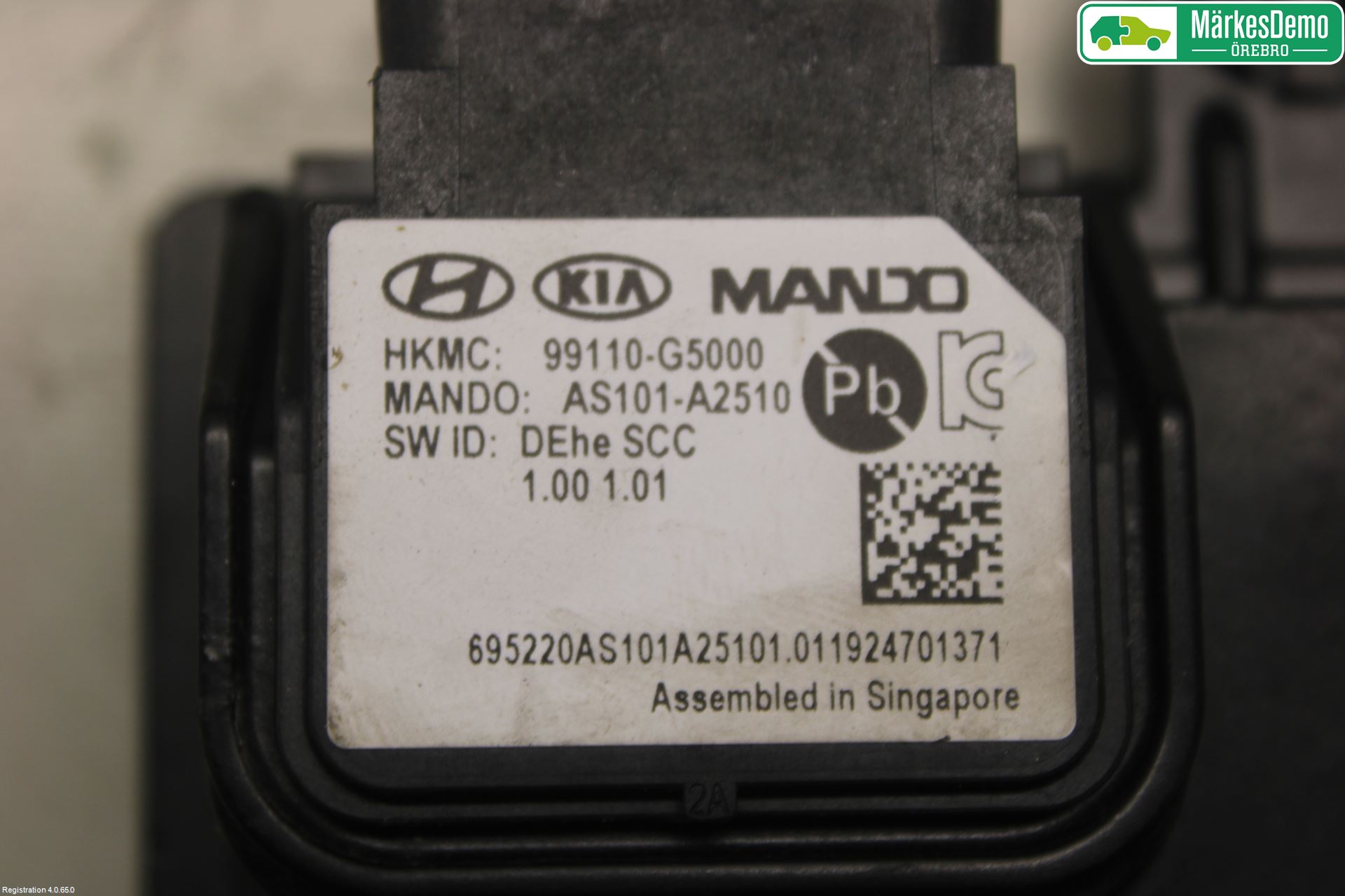 Kia NIRO (DE) 17-22 Sensor Kollisjonsbeskyttelse