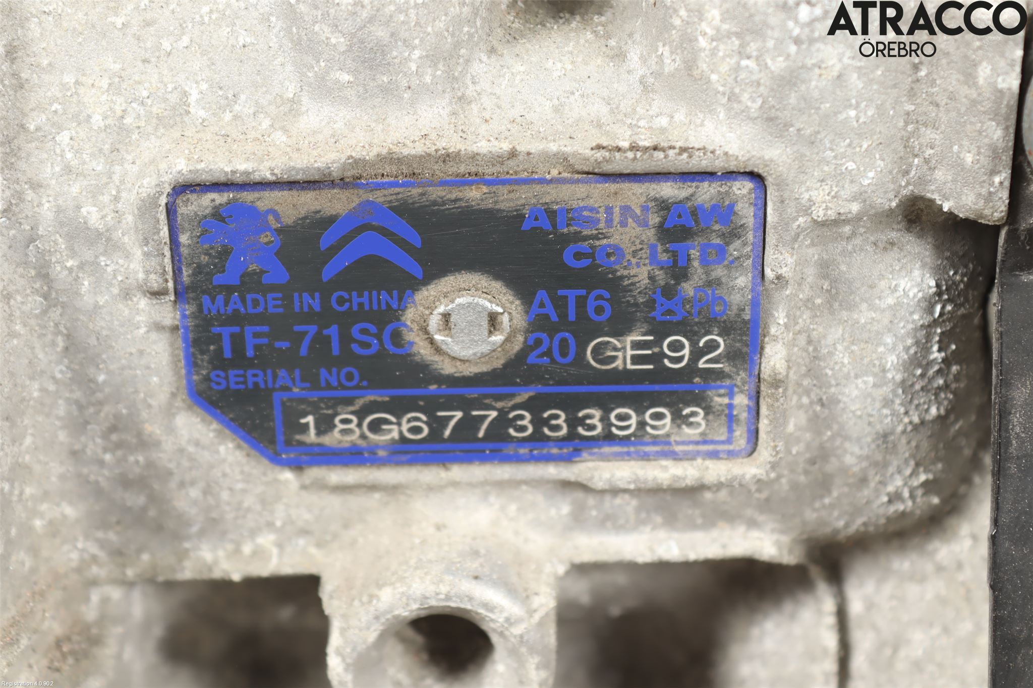 Peugeot 2008 13-20 Gearkasse Automat