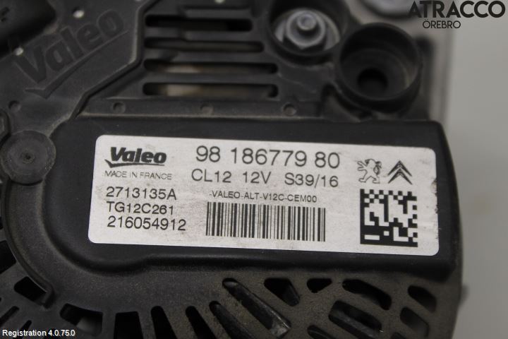 Citroen C4 CACTUS 14-20 Dynamo