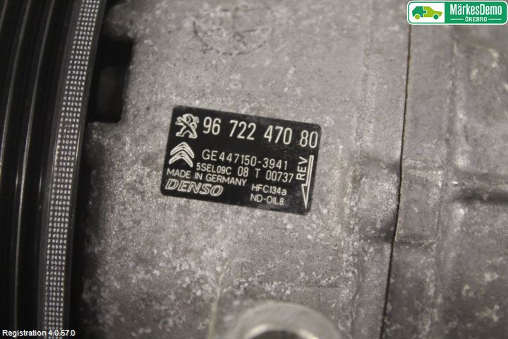 Peugeot PEUGOT 208 16-19 Varme Ac Kompressor