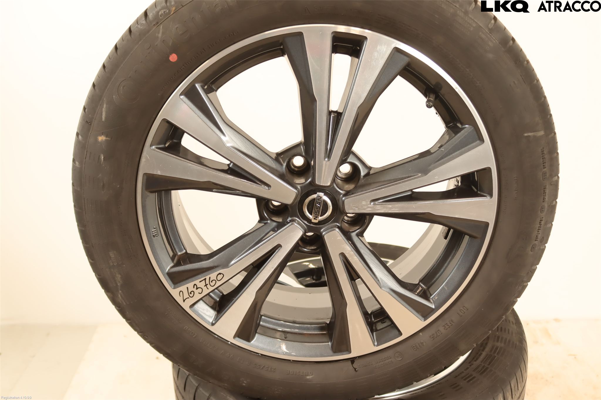 Nissan QASHQAI 17-21 Dekk Sommer På Alu Felg 4Stk