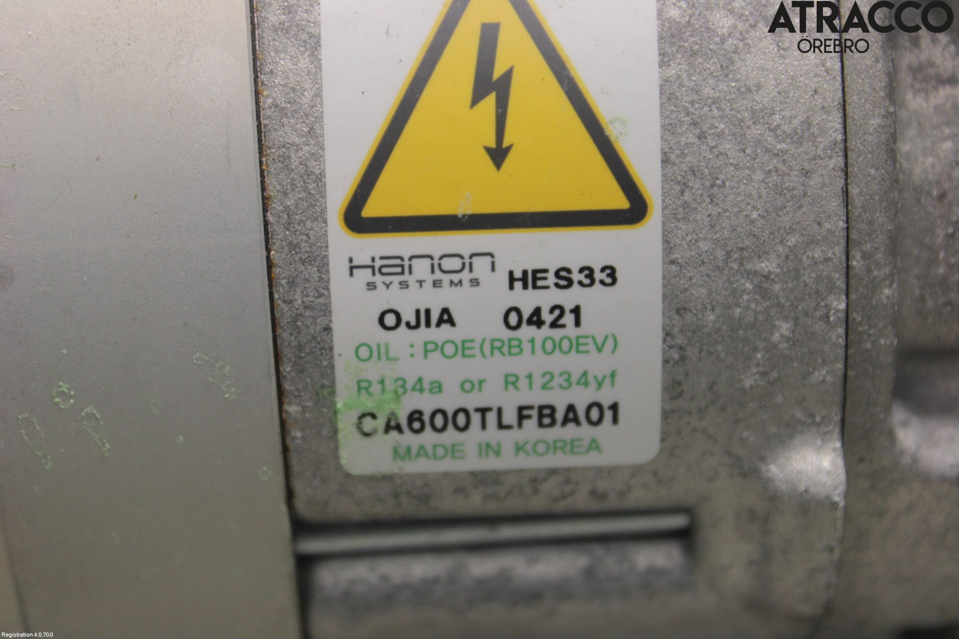 Kia OPTIMA 16-20 Varme Ac Kompressor