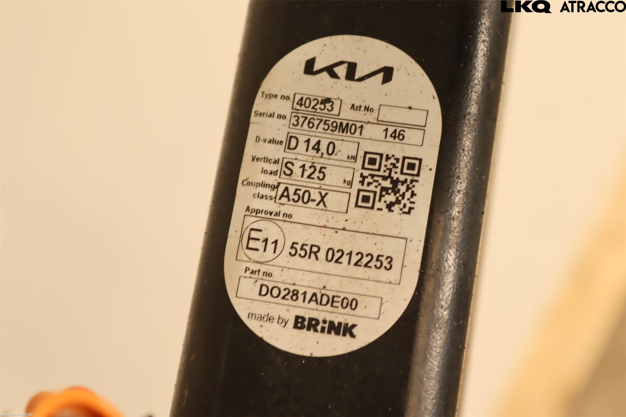 Kia EV9 24- Tilhengerfeste