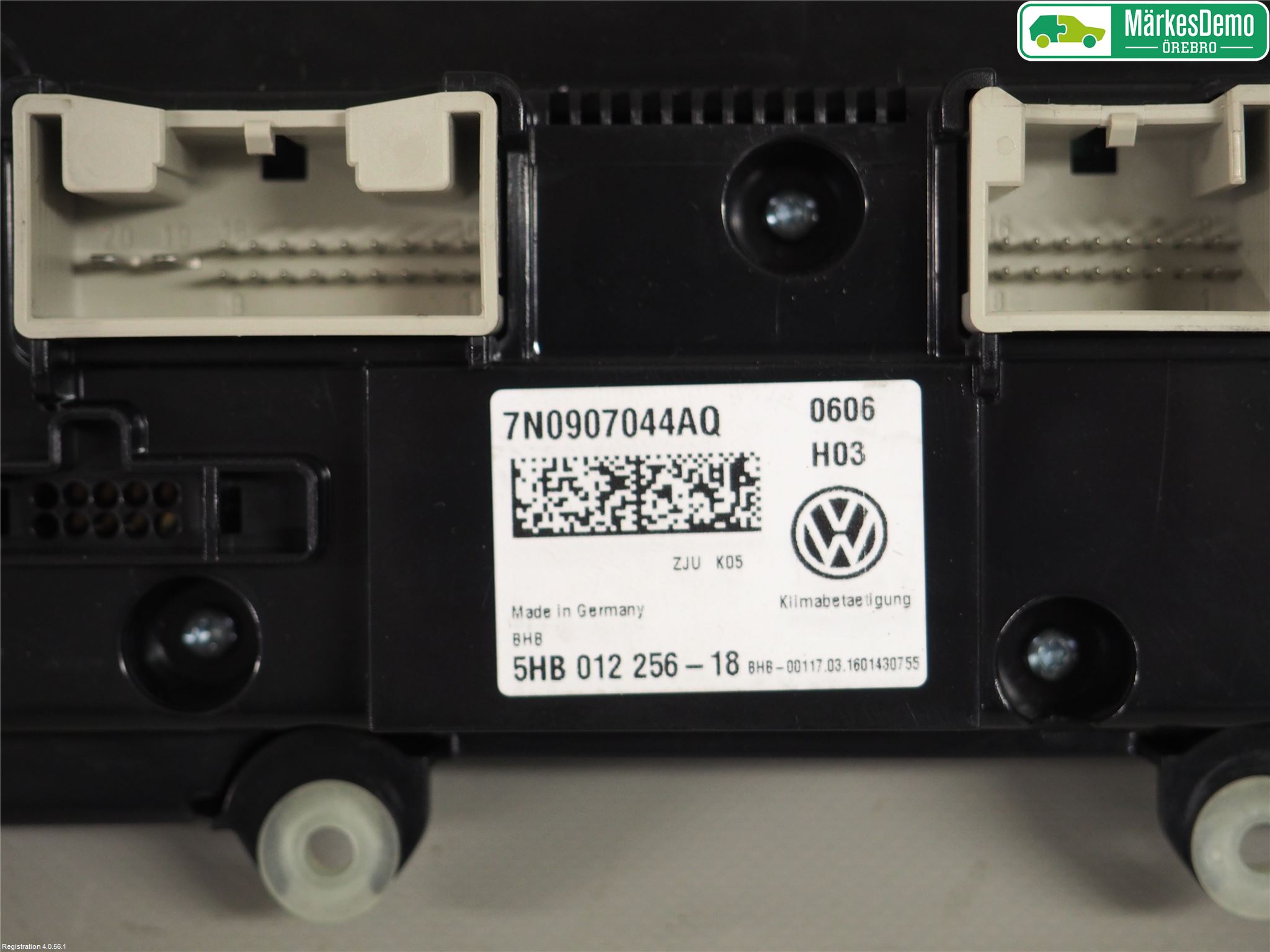 Volkswagen VW SHARAN 11- Varme Ac Betjening-Display