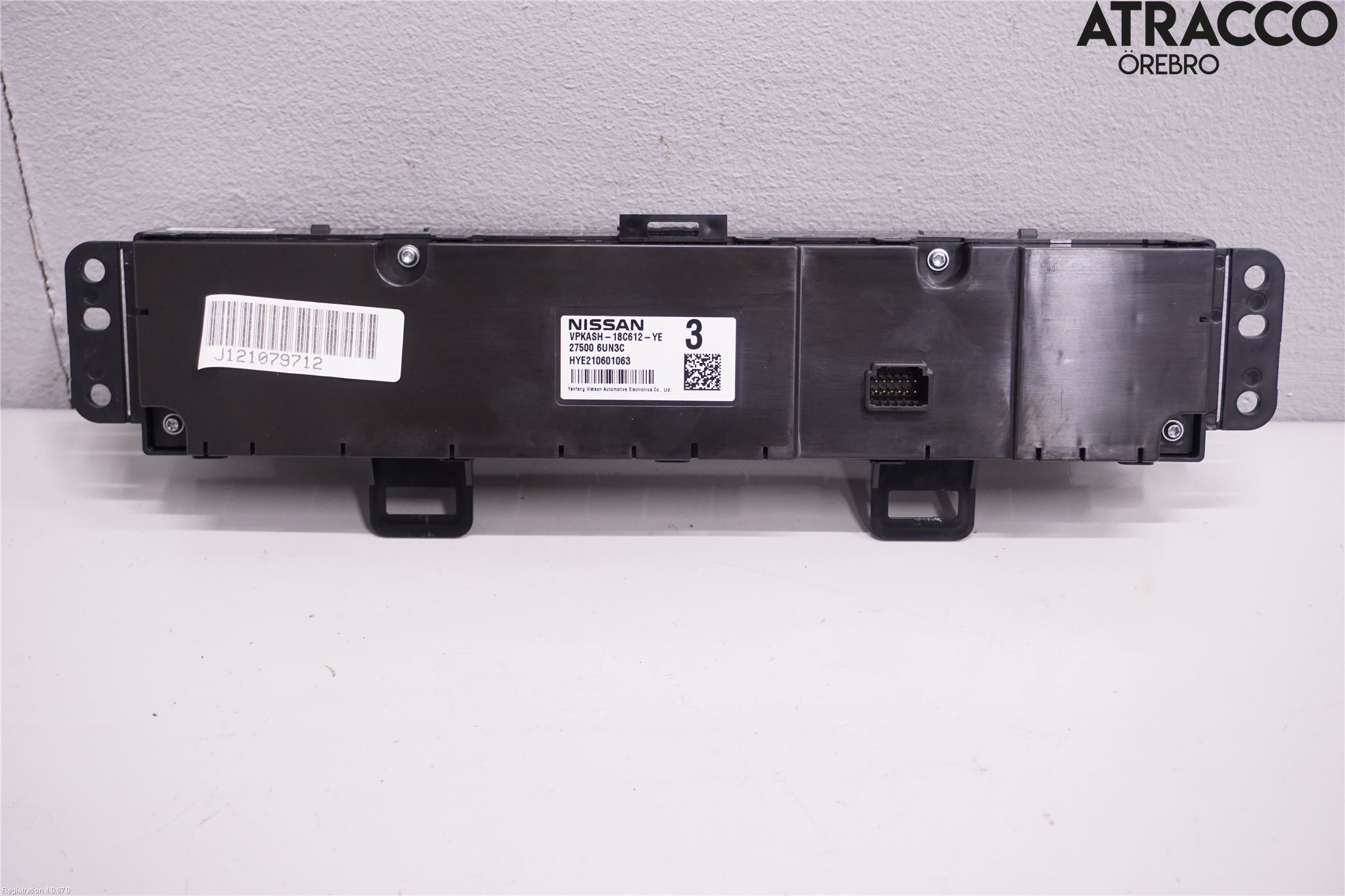 Nissan QASHQAI 21- Varme Ac Betjening-Display