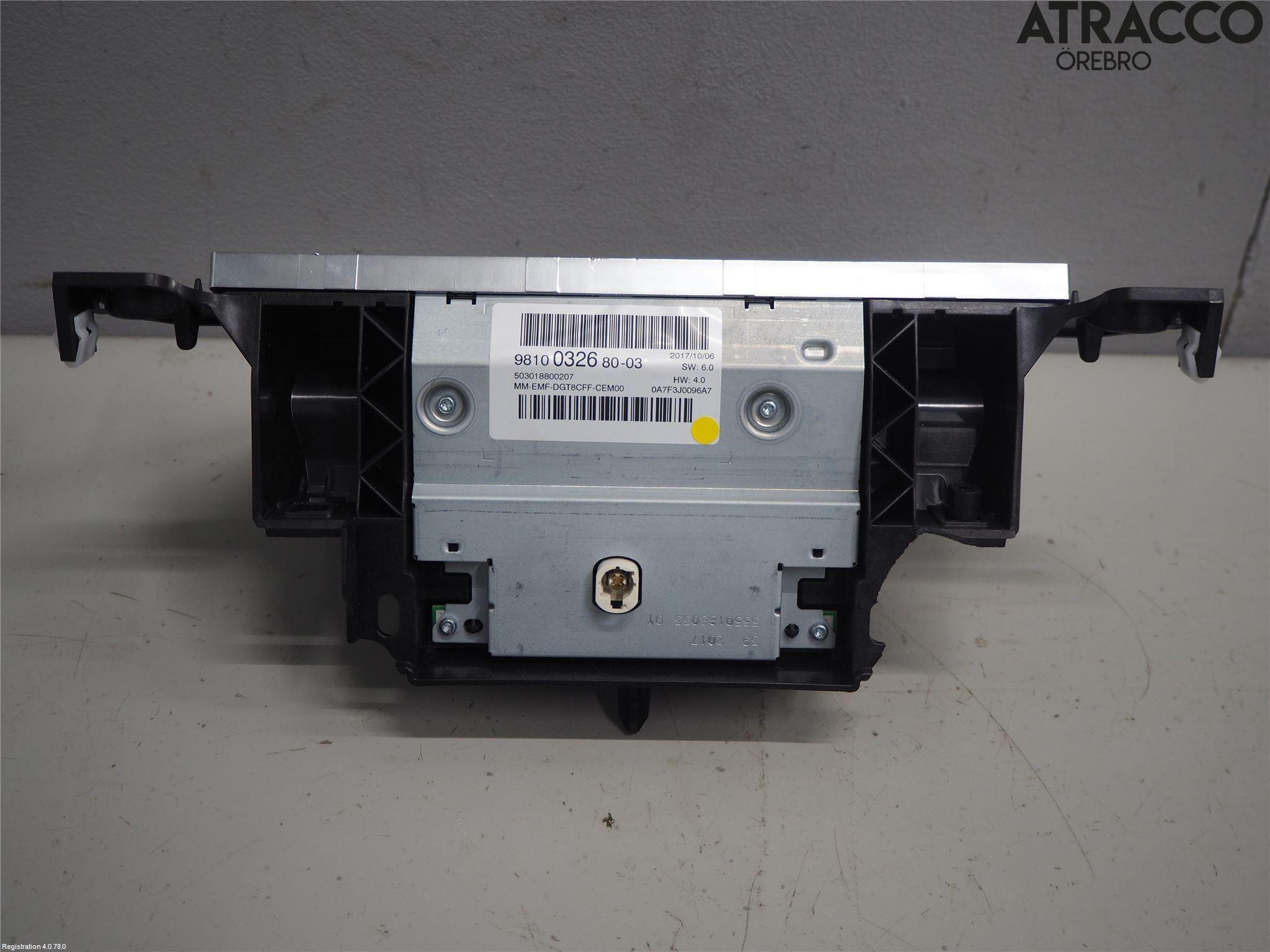 Peugeot 3008 17-24 Instr Skjerm Dvd-Gps-Ac-Tlf