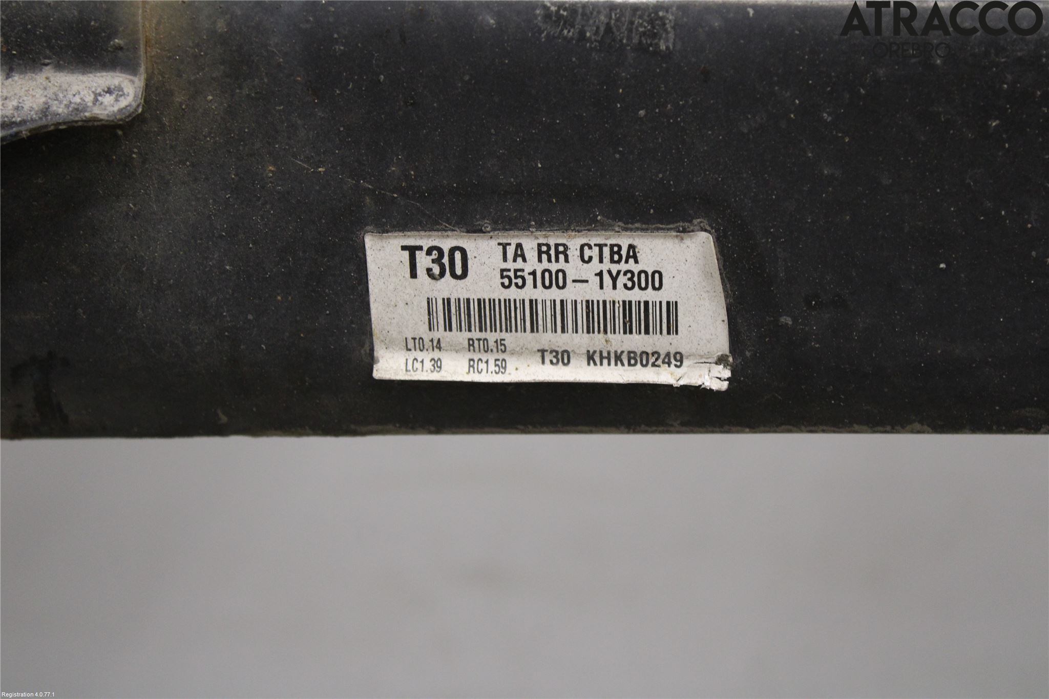 Kia PICANTO 12-17 Bakaksel Feste Travers-Ramme