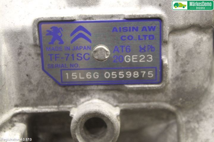 Peugeot 308 14-21 Gearkasse Automat
