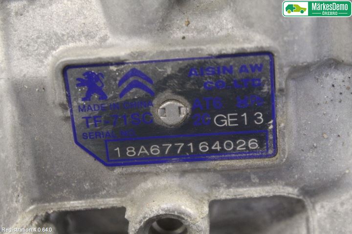 Citroen C4 GRAND PICASSO 14-18 Gearkasse Automat