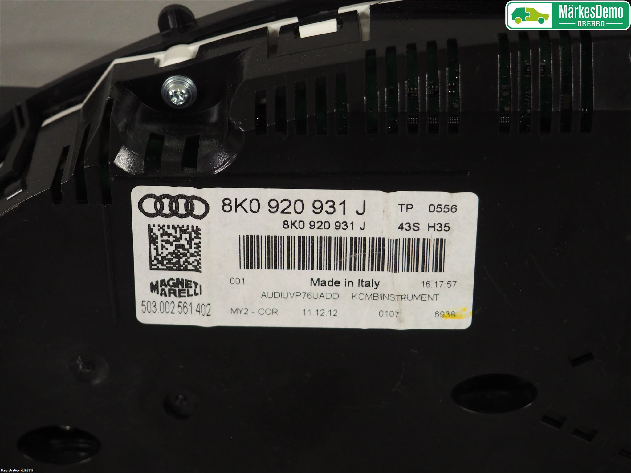 Audi A4 12-15 Instr Kombinert