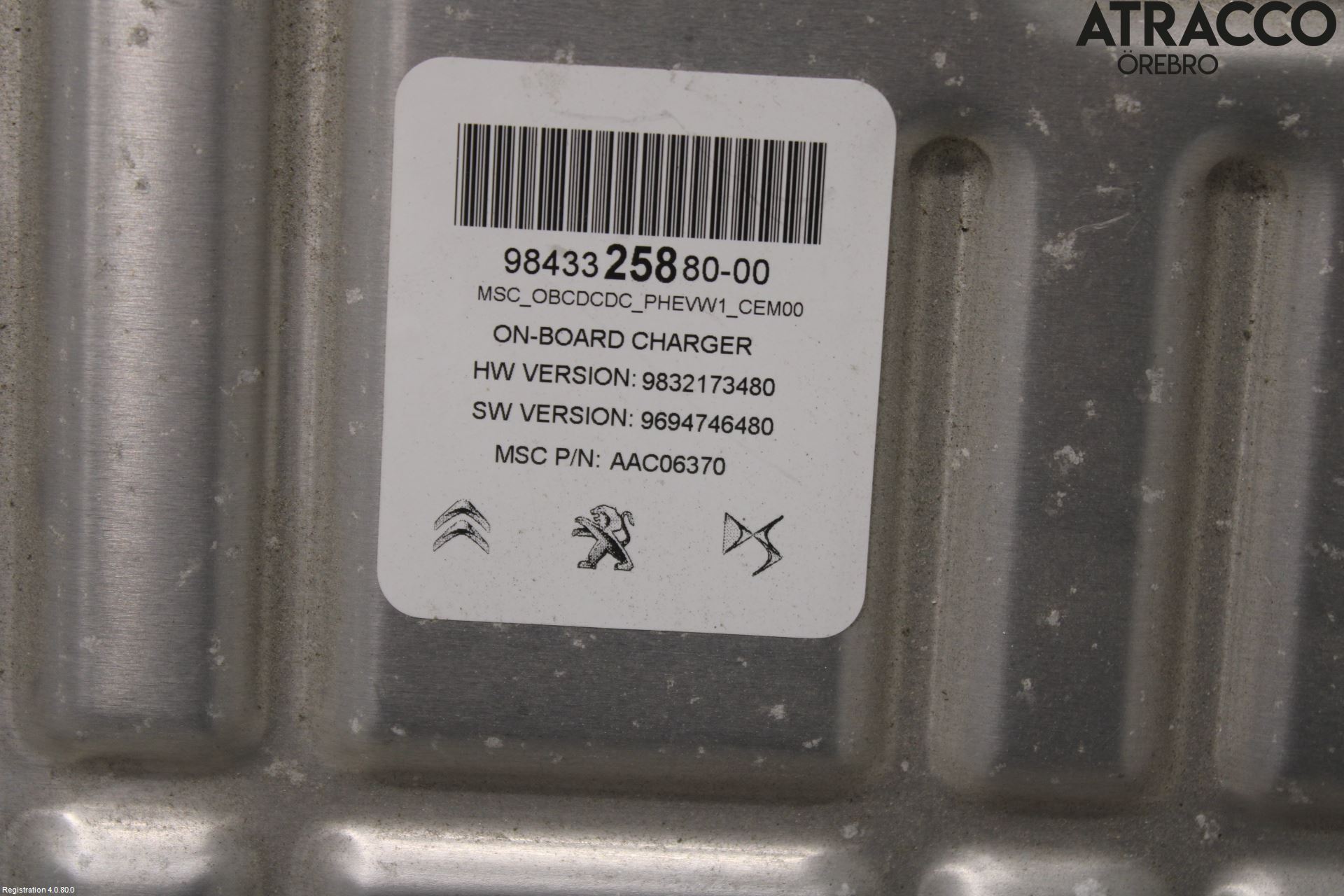 Peugeot 3008 17-24 Batterilader Hybrid