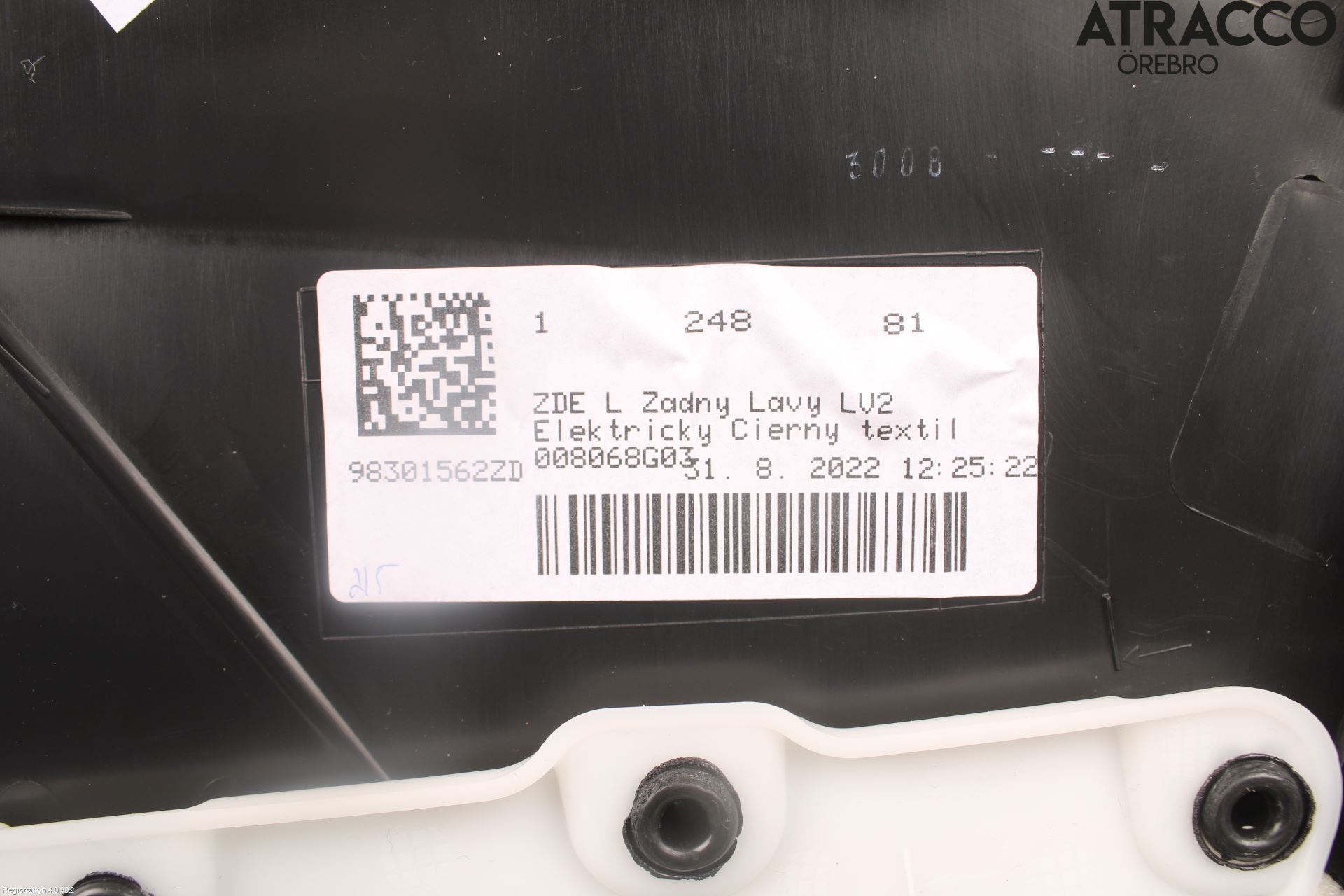 Peugeot 208/E-208 20- Innr Dørtrekk Venstre
