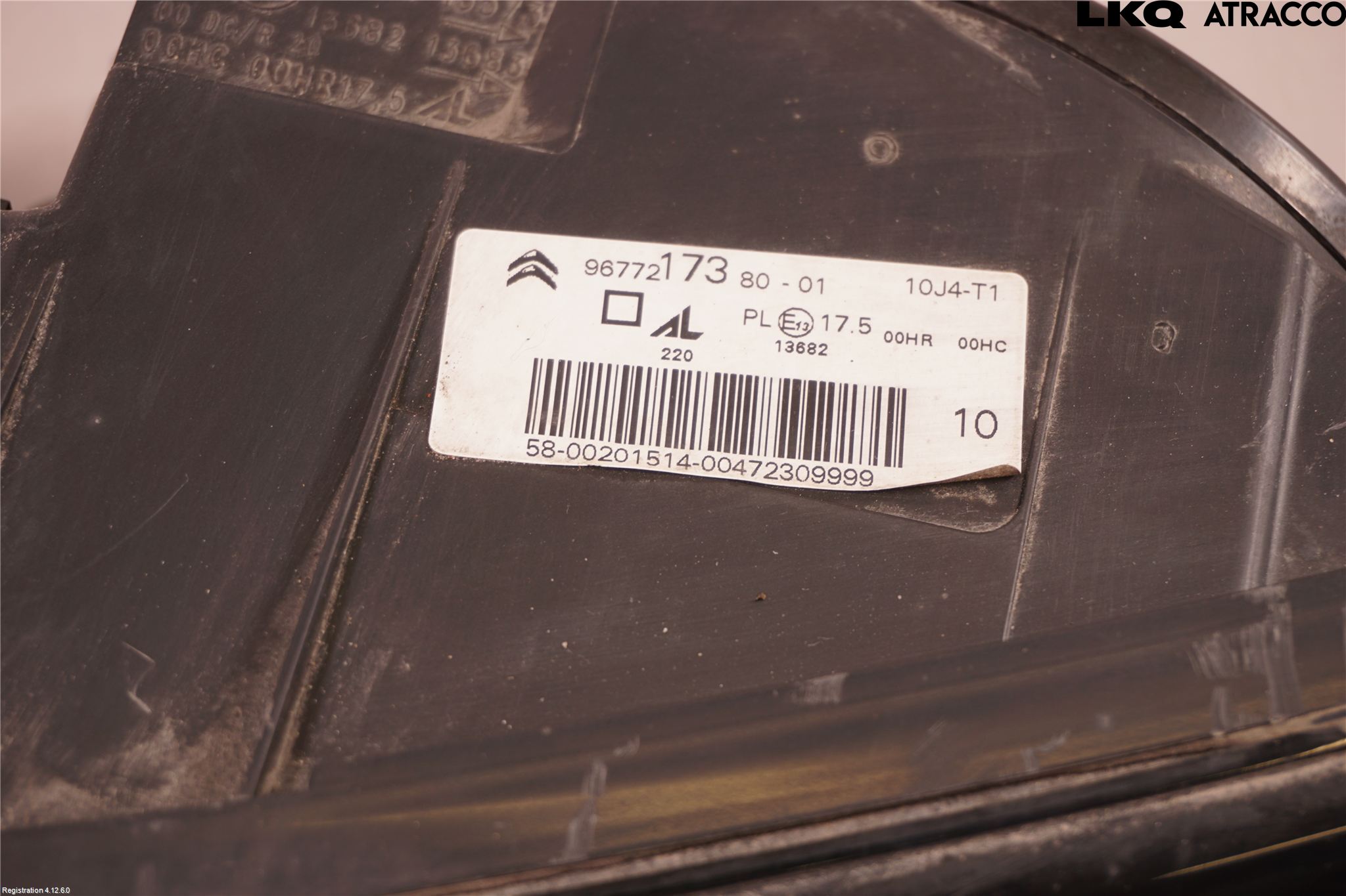 Citroen C4 GRAND PICASSO 14-18 Frontlykt Venstre