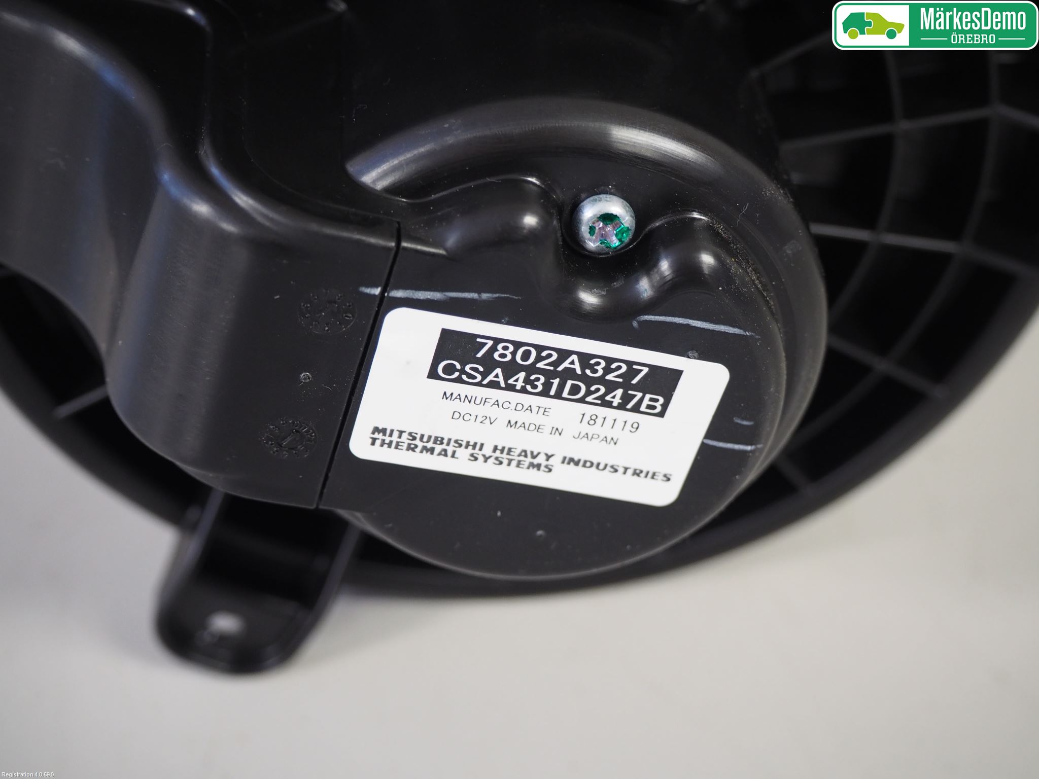 Mitsubishi OUTLANDER 13-21 Varme Ac Varmeapparatvifte