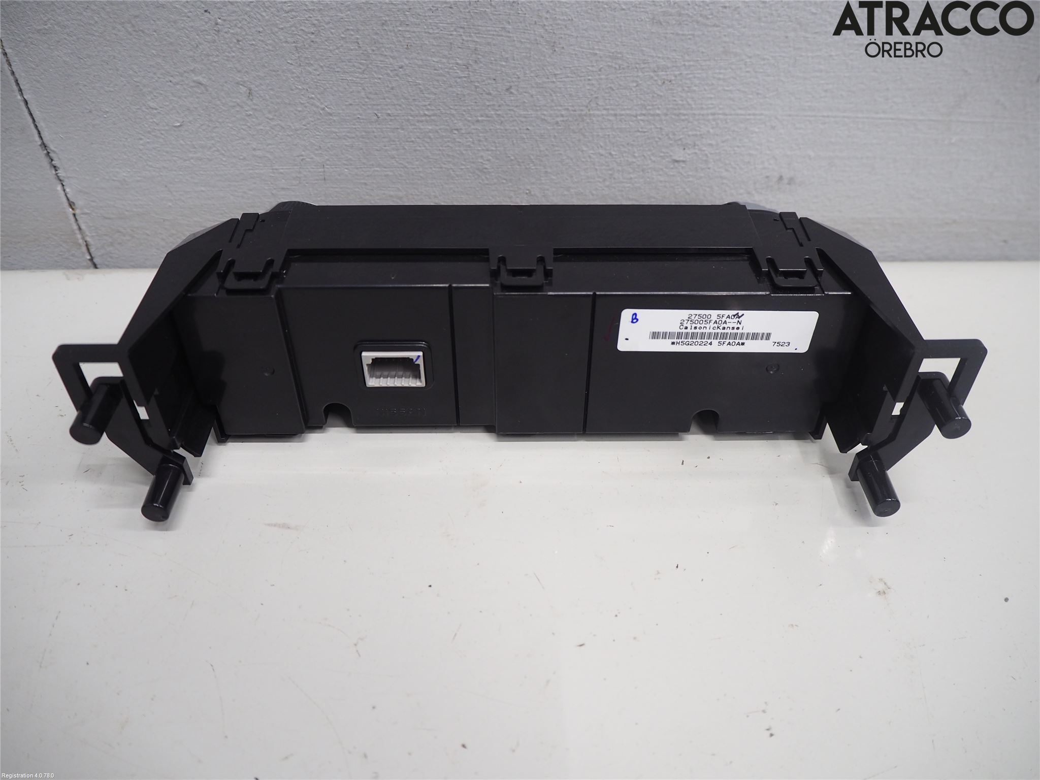Nissan MICRA 17- Varme Ac Betjening-Display