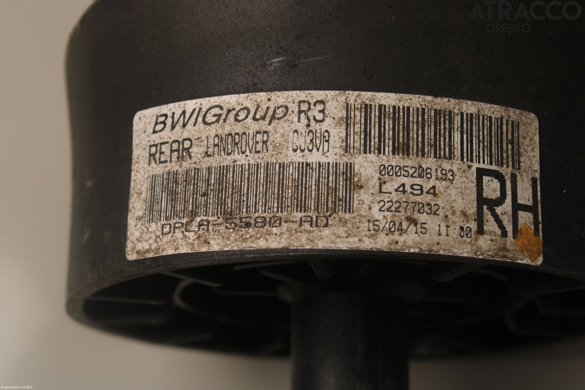 Landrover RANGE ROVER SPORT (L494) 14-22 Nivåreg Belg - Luftpute