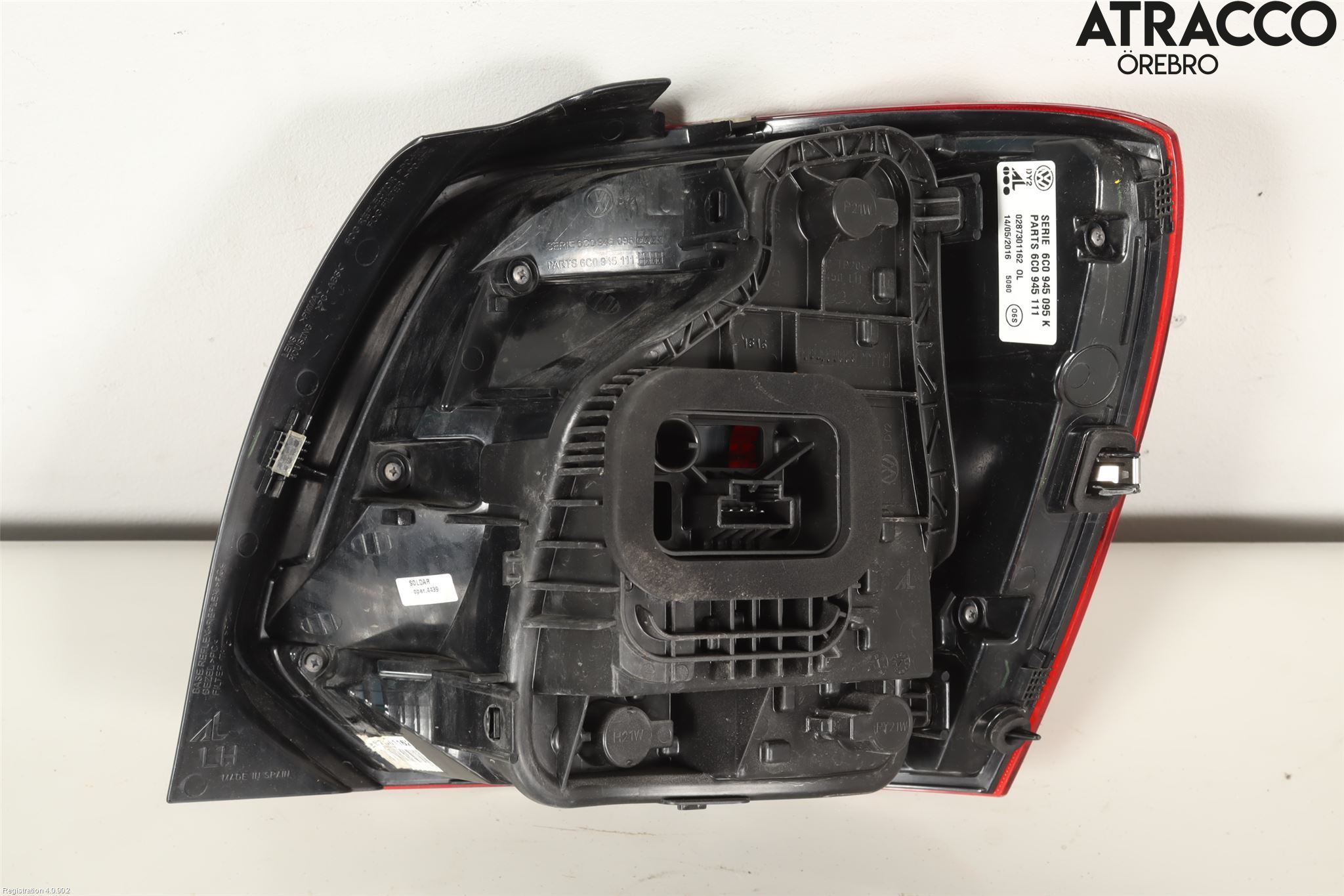 Volkswagen VW POLO 10-17 Baklykt Venstre