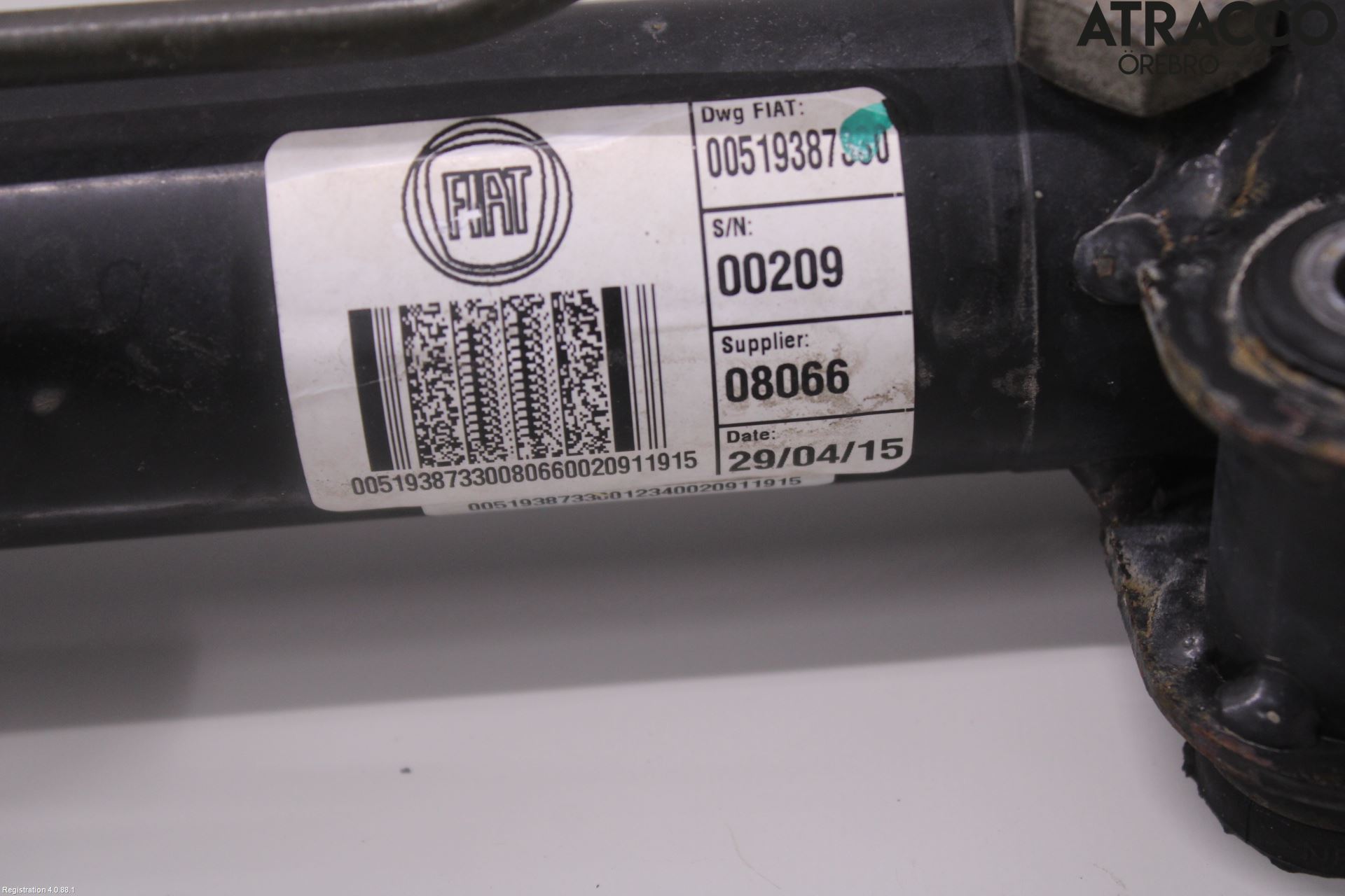 Fiat DOBLO CARGO Servo Snekke - Tannstang