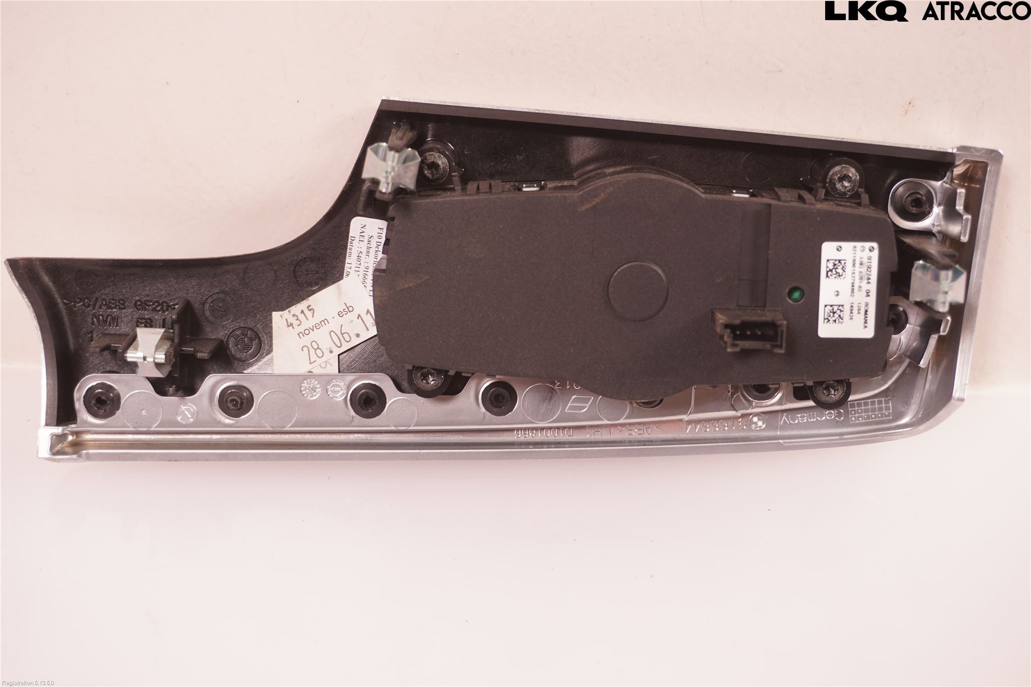 BMW 5 F10/F11/F18 09-17 Bryter Hovedlys