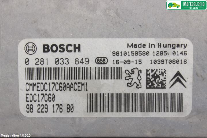 Peugeot 3008 17-24 Styreenhet Innsprøytning