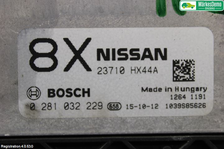 Nissan QASHQAI 14-17 Styreenhet Innsprøytning