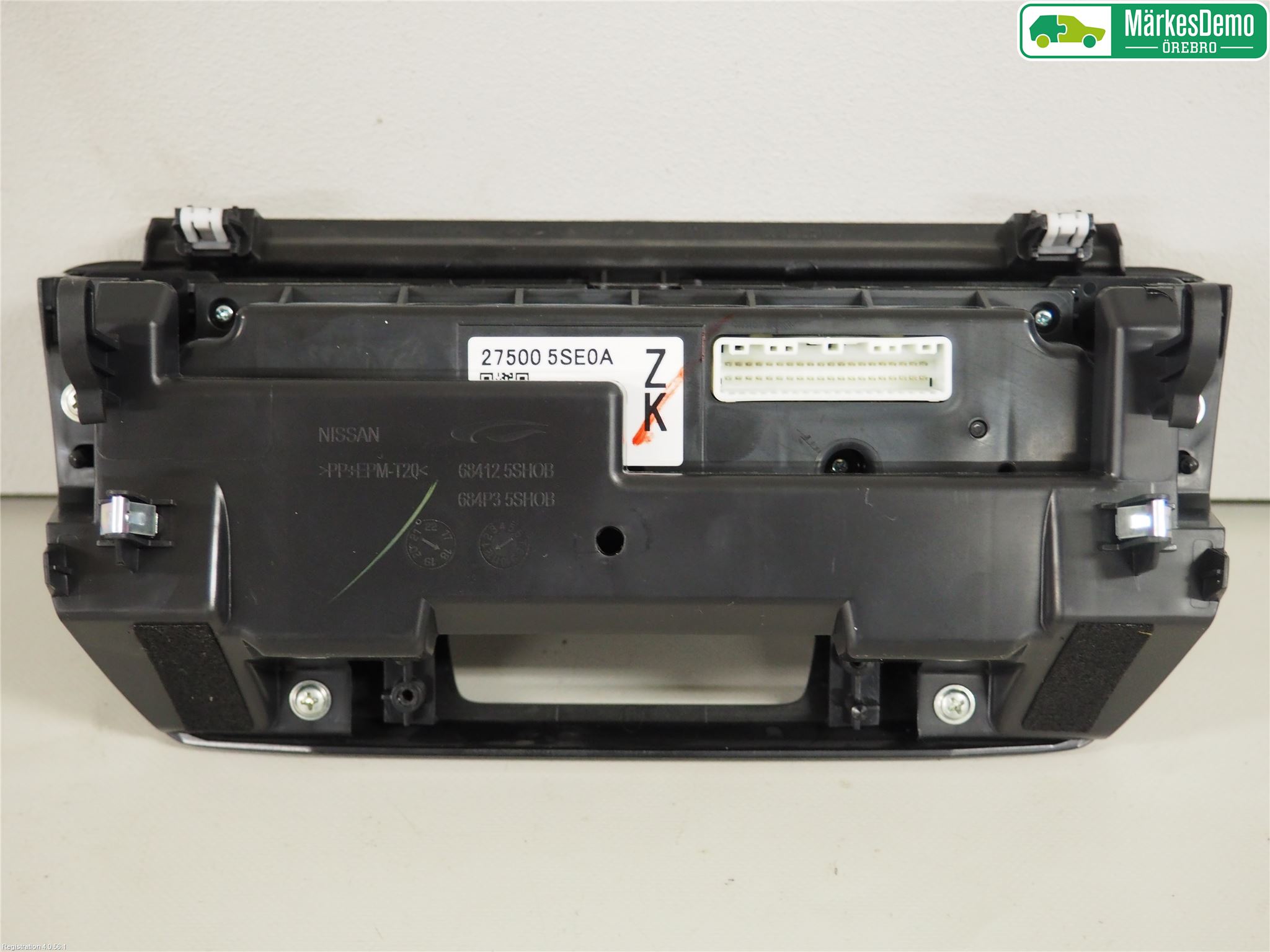 Nissan LEAF 18- Varme Ac Betjening-Display