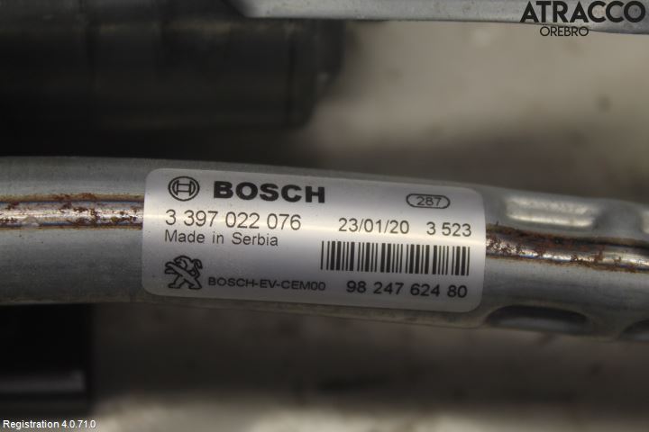 Peugeot 5008 17-24 Viskermotor Frontrute
