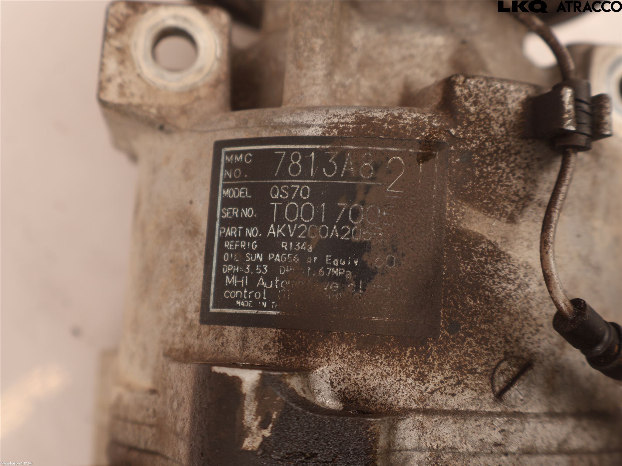 Mitsubishi ASX 10-22 Varme Ac Kompressor