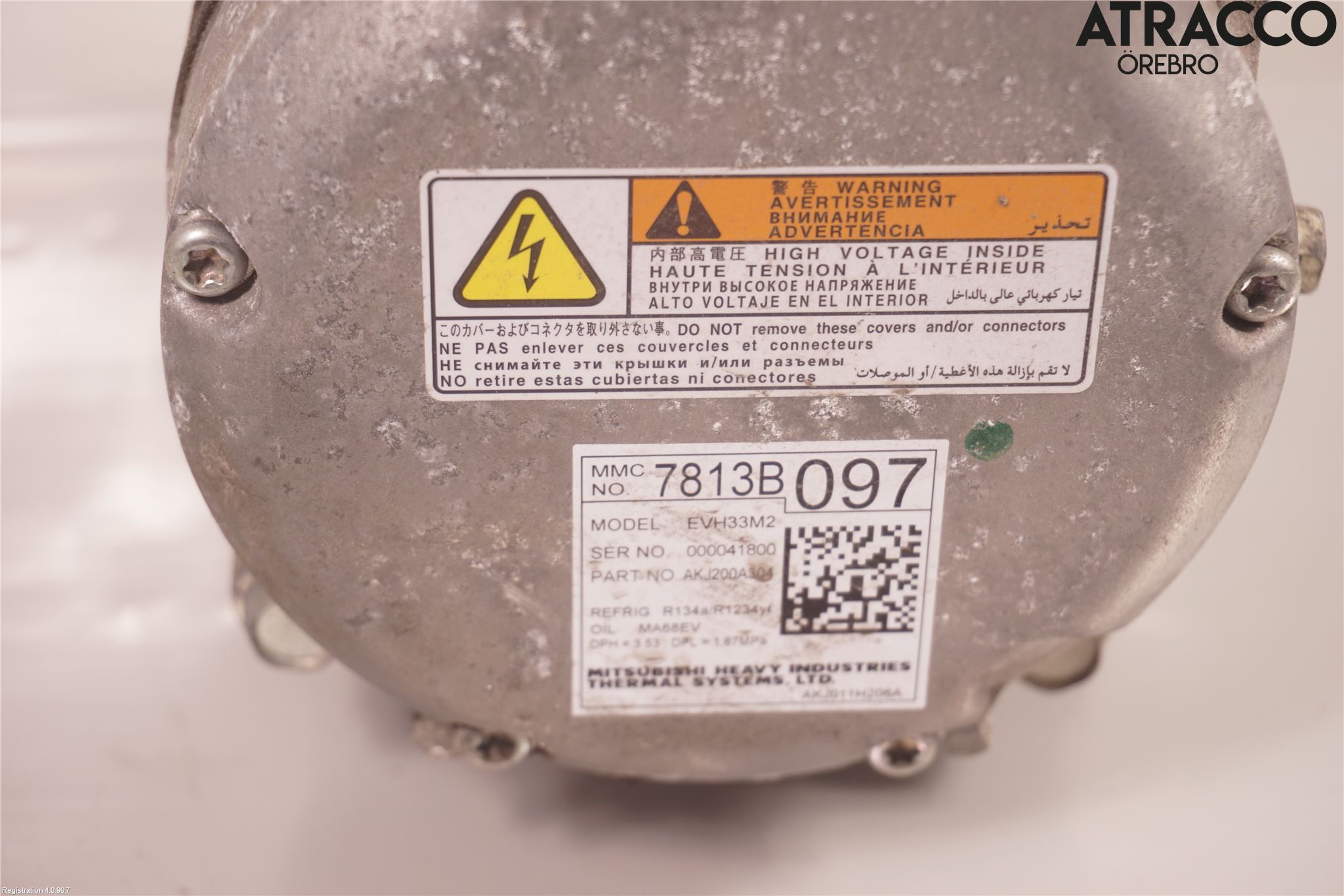 Mitsubishi OUTLANDER 13-21 Varme Ac Kompressor