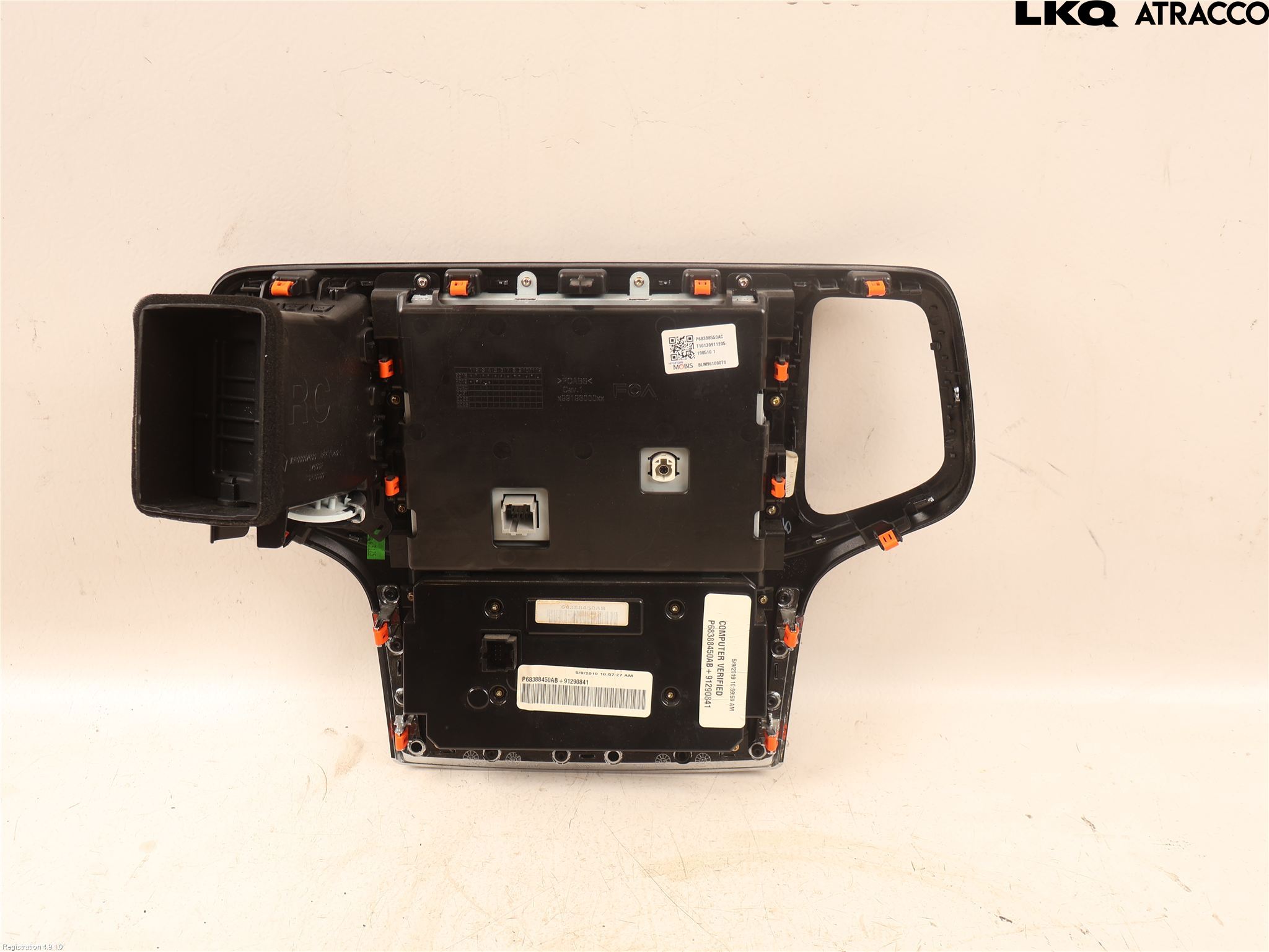 Jeep GRAND CHEROKEE 10-20 Instr Skjerm Dvd-Gps-Ac-Tlf
