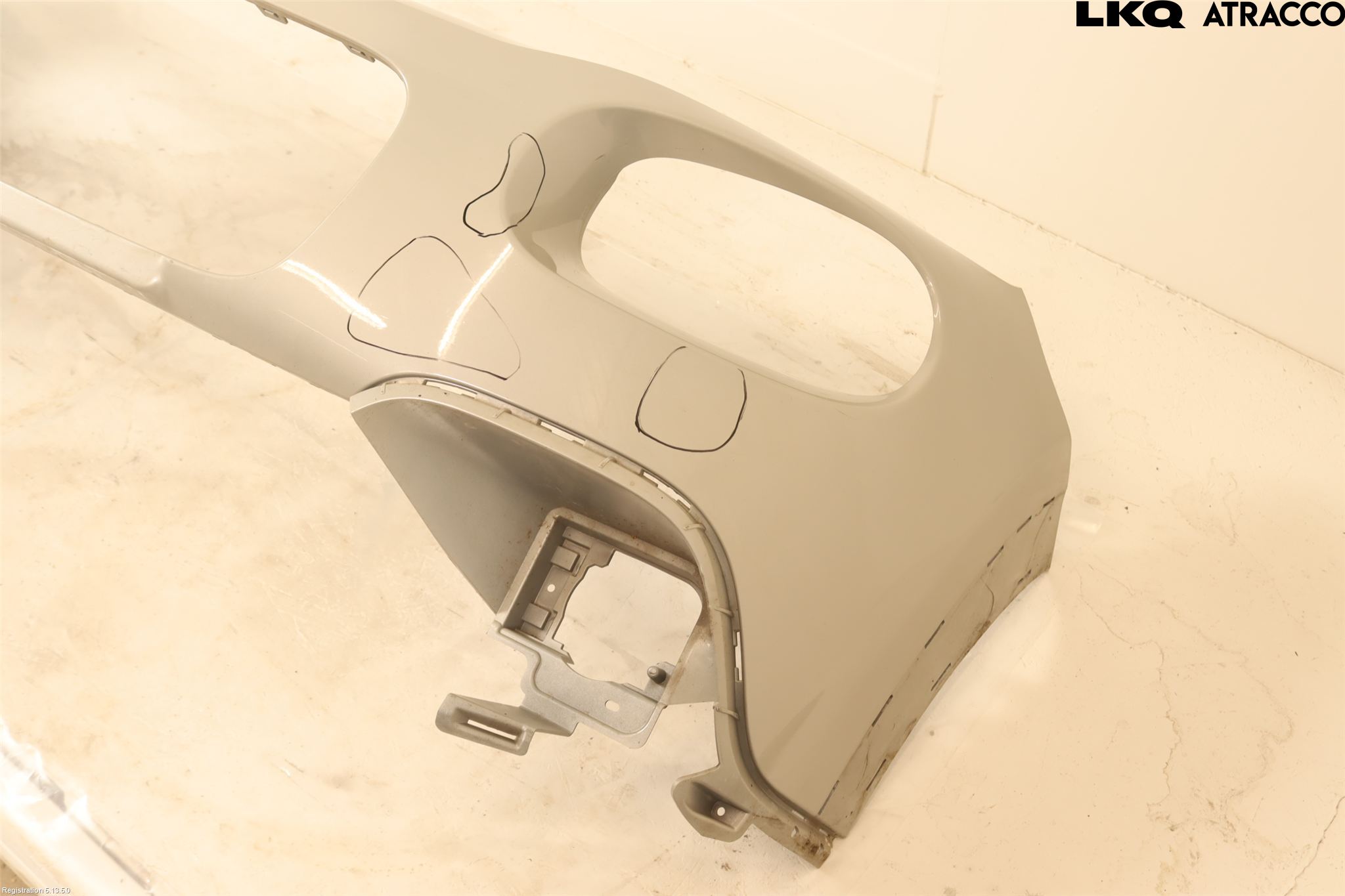 Citroen COTROEN C3 17-24 Støtfanger Foran Plastdeksel