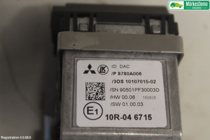 Mitsubishi L200 16-23 Sensor Kollisjonsbeskyttelse