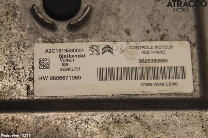 Peugeot 3008 17-24 Styreenhet Innsprøytning
