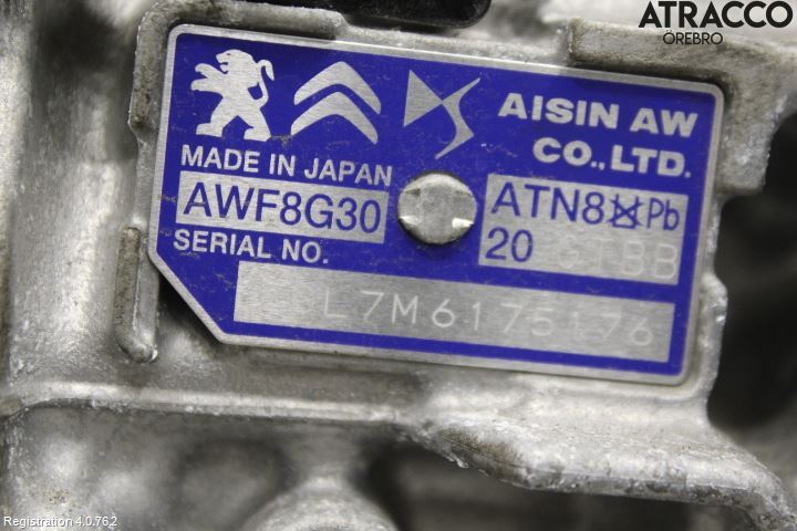 Peugeot 208/E-208 20- Gearkasse Automat