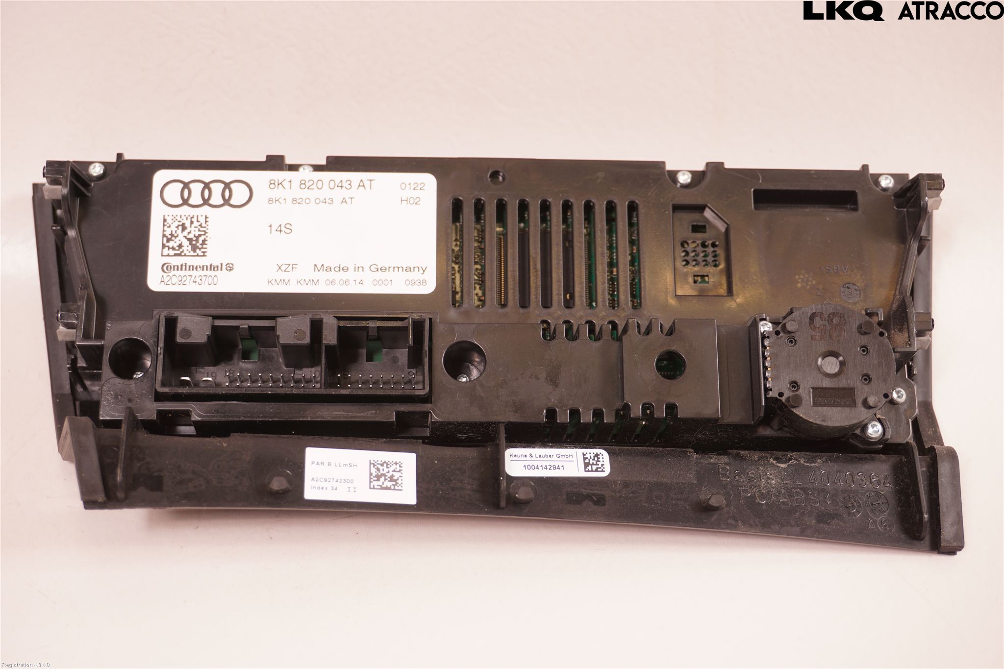 Audi A4 12-15 Varme Ac Betjening-Display
