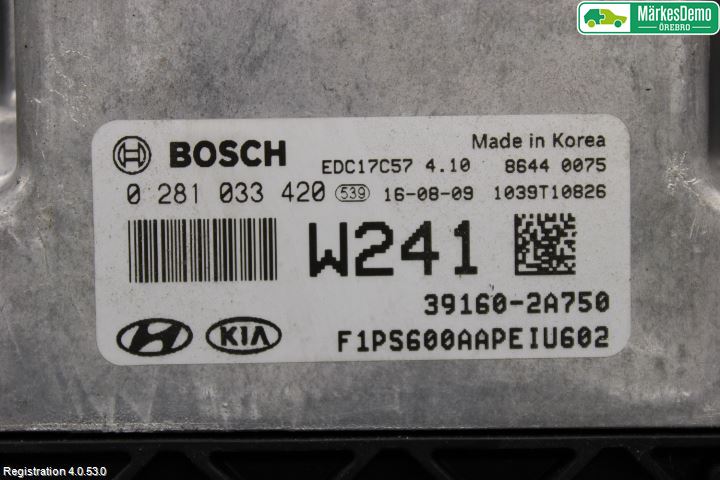 Kia SOUL 09- Styreenhet Innsprøytning