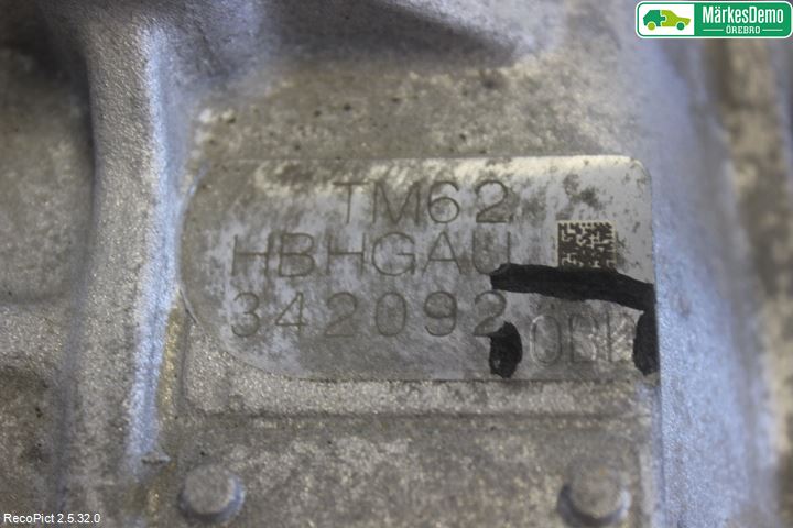 Kia OPTIMA 16-20 Gearkasse Automat