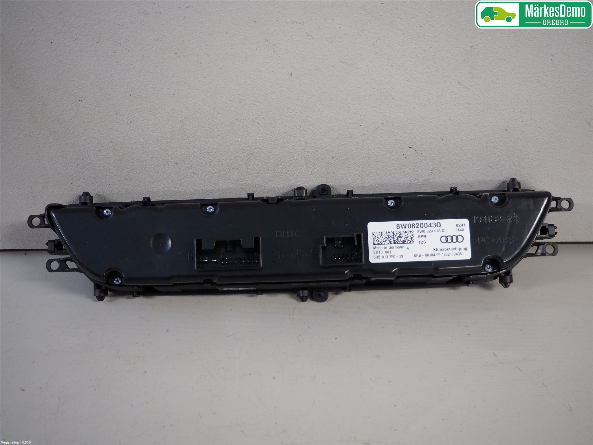 Audi A4/S4 B9 16-19 Varme Ac Betjening-Display