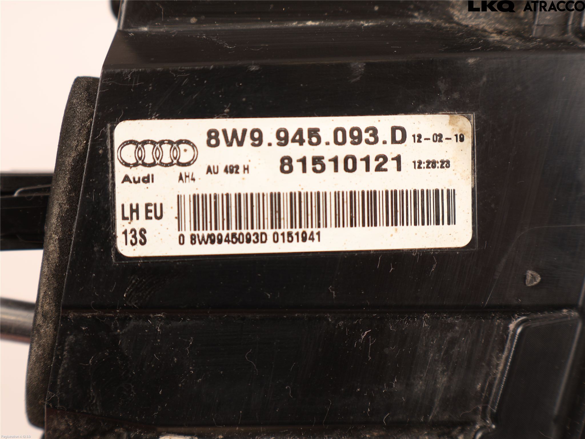 Audi A4/S4 B9 16-19 Baklykt Venstre  På Luke(Indre