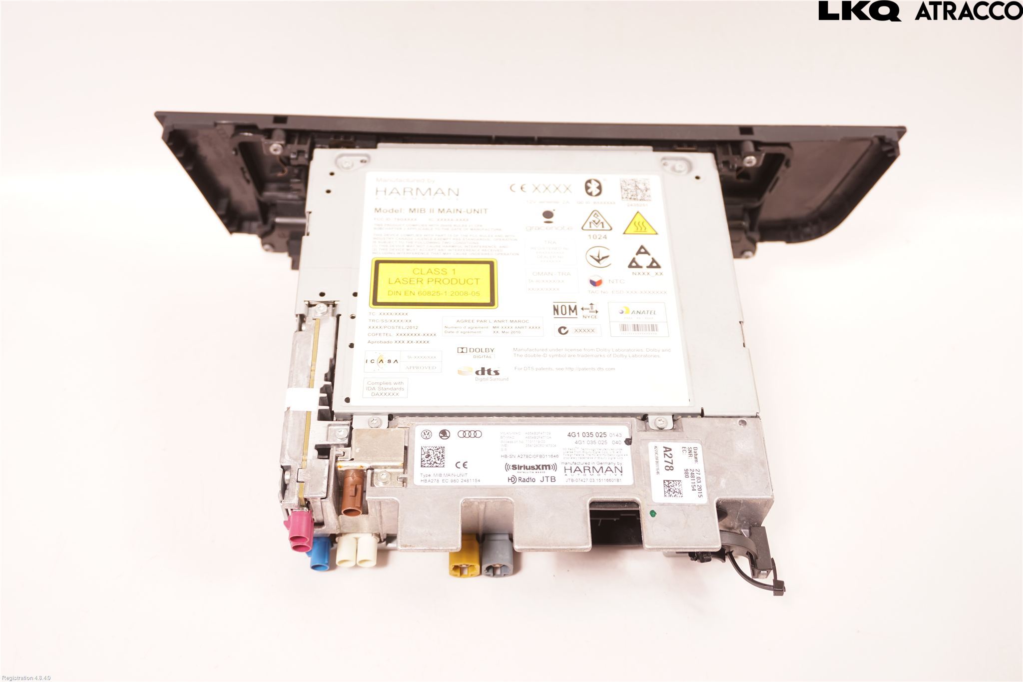 Audi A7/S7 4G 11-17 Stereo Radio Med Cd