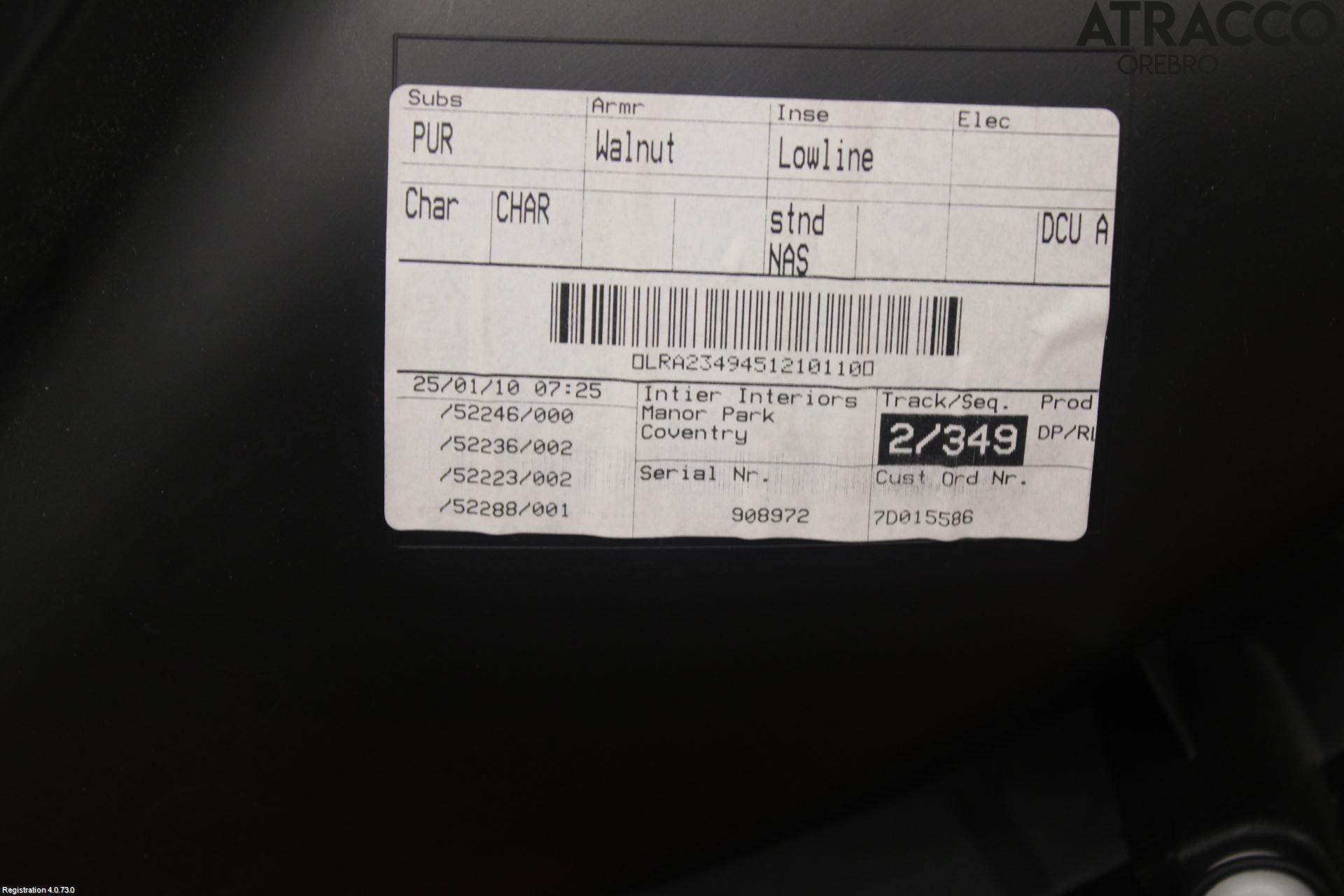 Jaguar XF 08-15 Innr Dørtrekk Venstre