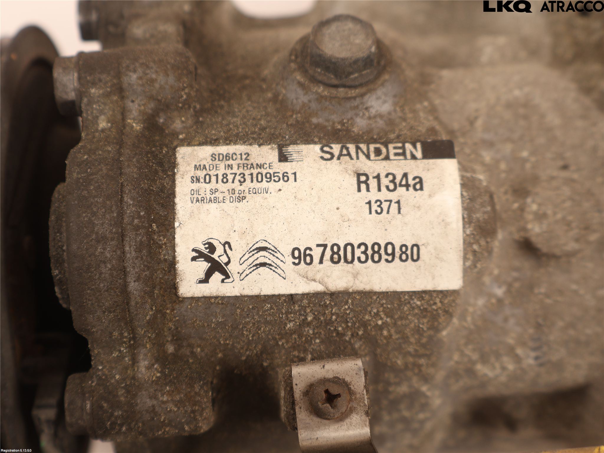 Peugeot 508 11-18 Varme Ac Kompressor