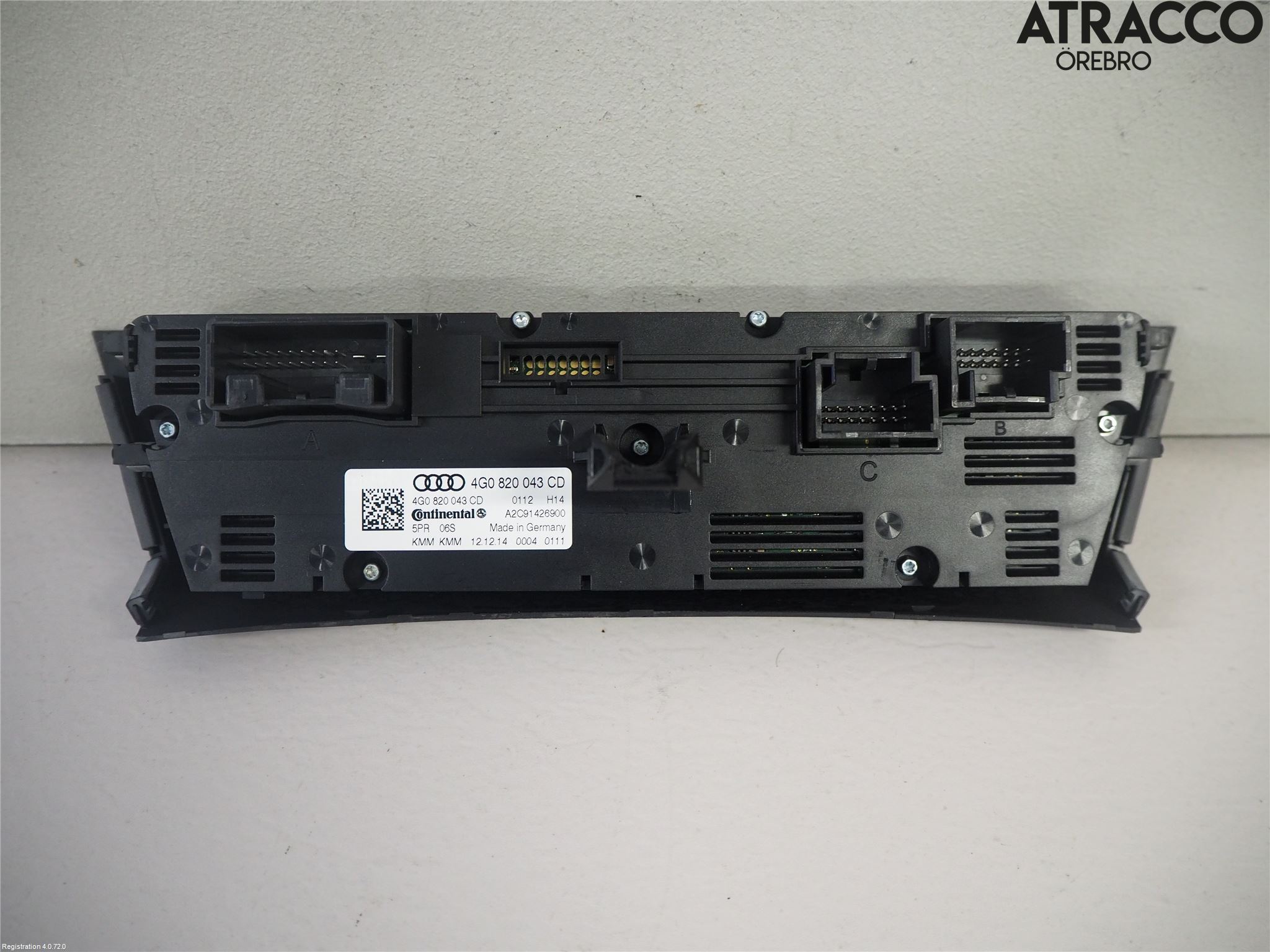 Audi A6/S6 4G 11-18 Varme Ac Betjening-Display