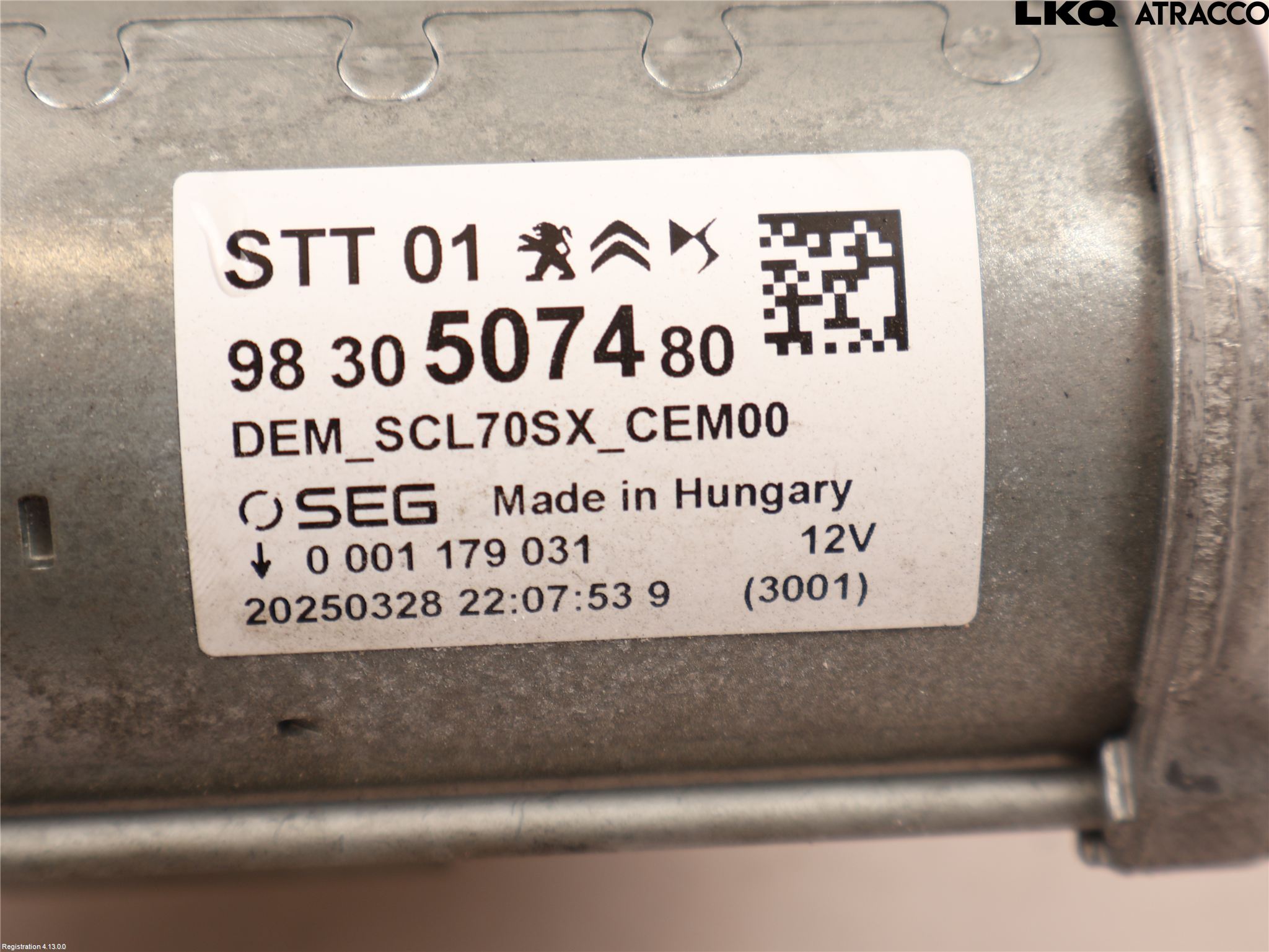 Peugeot 2008/E-2008 20- Startmotor
