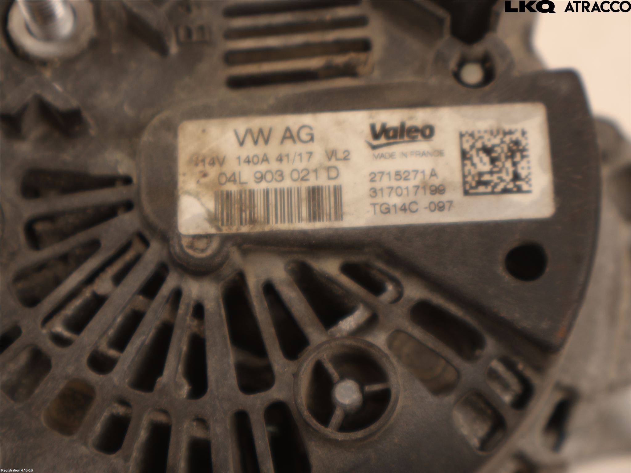 Volkswagen VW PASSAT 15-19 Dynamo