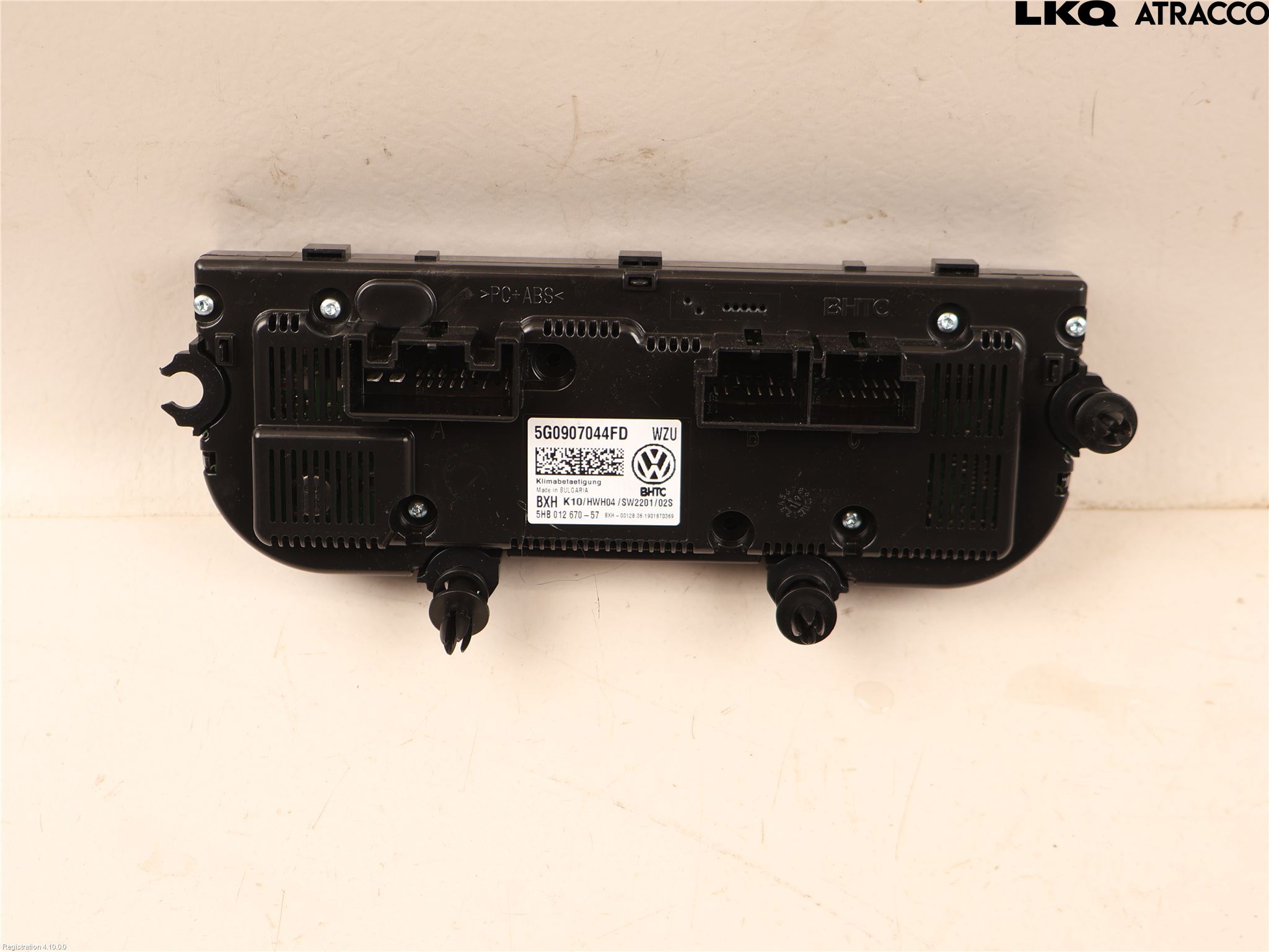 Volkswagen VW GOLF / E-GOLF VII 13-20 Varme Ac Betjening-Display