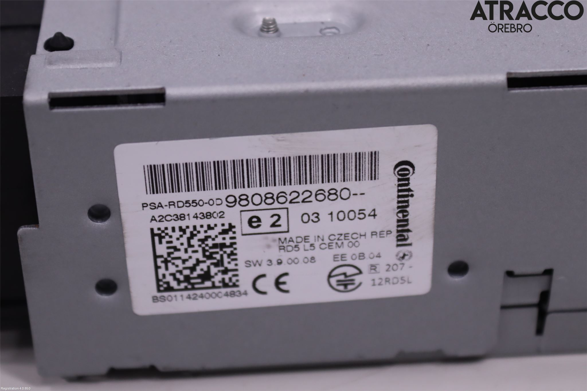 Peugeot 508 11-18 Stereo Radio Med Cd