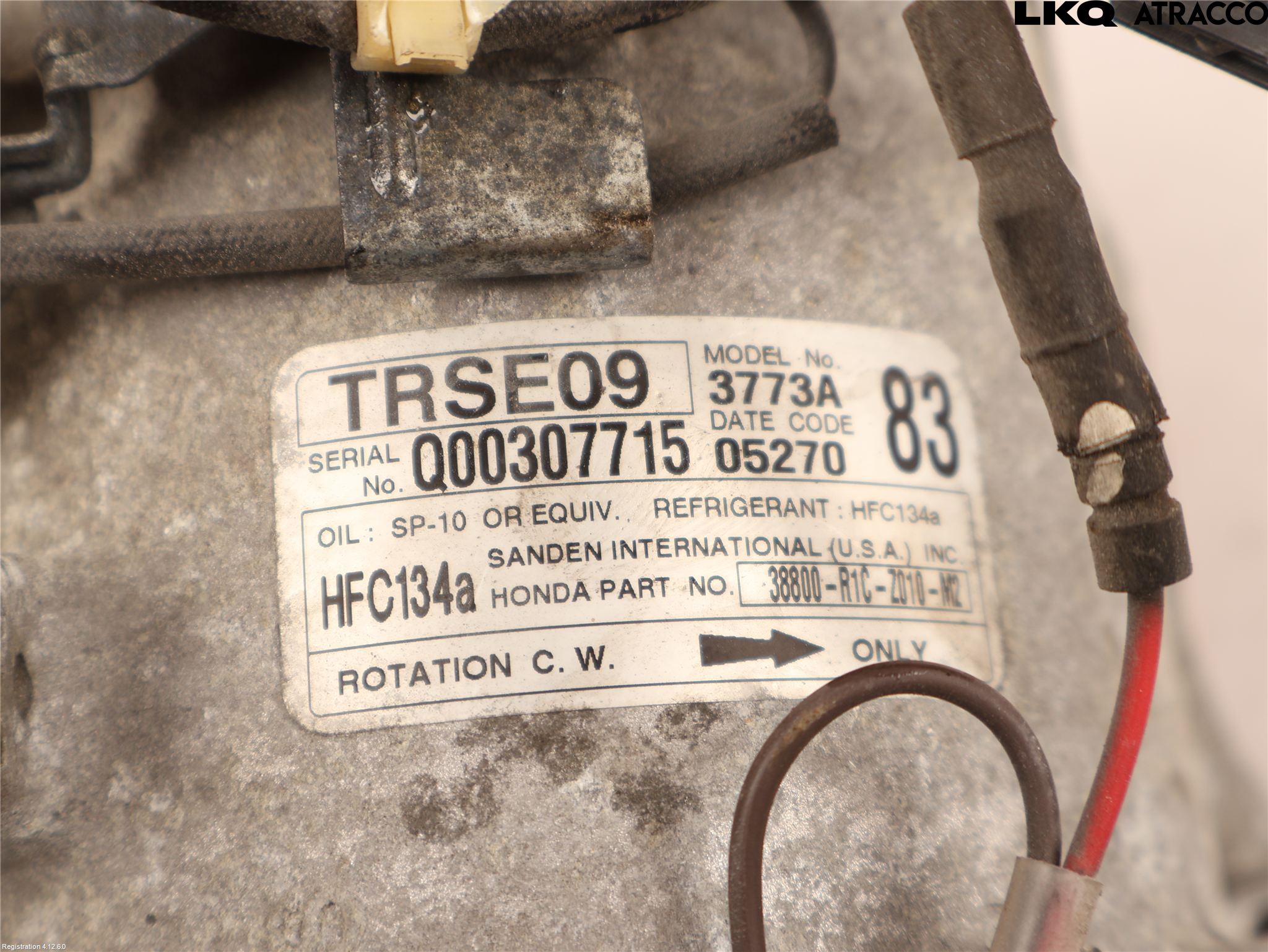 Honda CIVIC 12-16 Varme Ac Kompressor