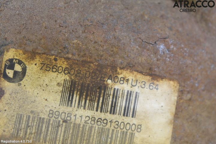 BMW 5 E60/61 Sed/Tou 02-10 Bakaksel Kardang Bak -Diff